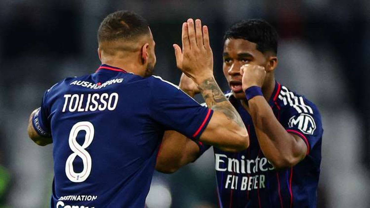 Endrick's Brilliance Overshadowed by Aubameyang's Heroics in Lyon's Thrilling Clash with Marseille