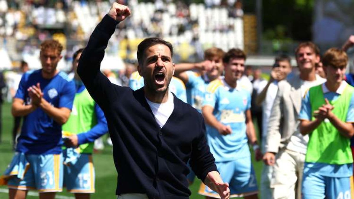 Cesc Fabregas inspires Como to historic Champions League qualification as Jamie Vardy faces relegation with Cremonese