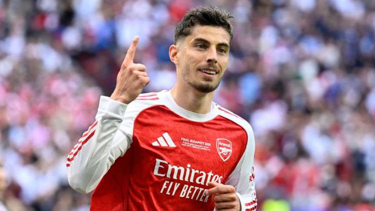 Rewritten Title: Kai Havertz Shines Bright as Arsenal Takes the Lead and Cristiano Ronaldo in the Champions League Final Club