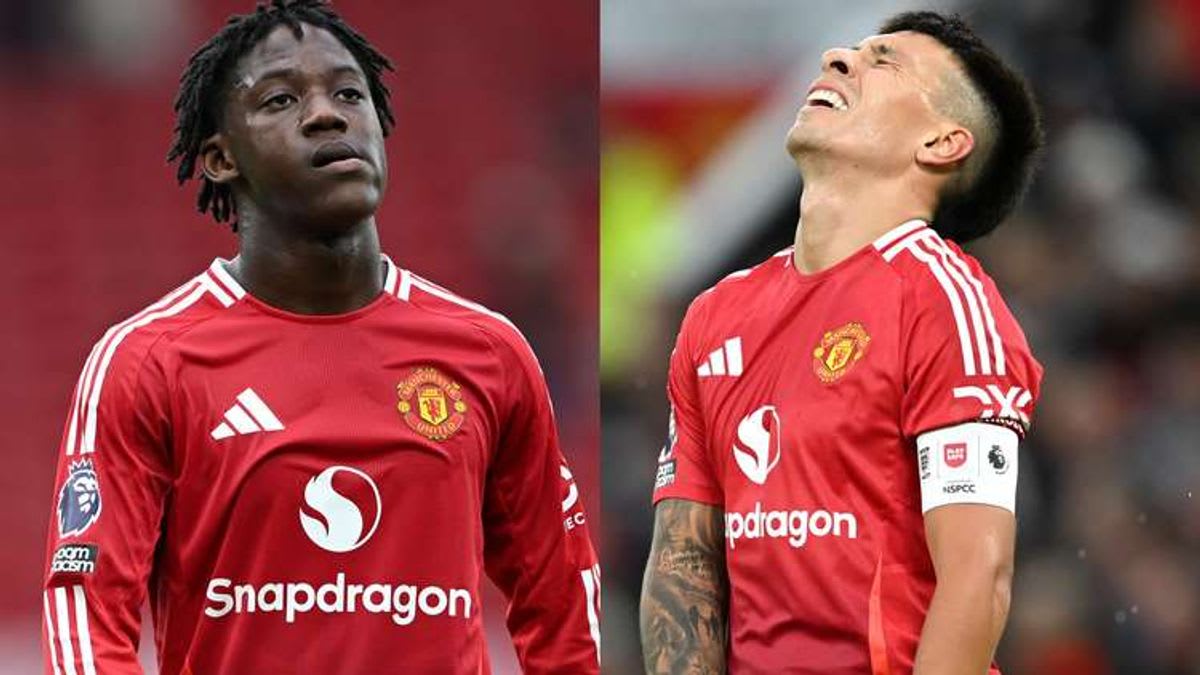 Arsenal vs Manchester United | Manchester United vs Everton | Premier League | Manchester United | L. Martinez | K. Mainoo - Kobbie Mainoo and Lisandro Martinez Suspended for Manchester United's Clash with Arsenal; Huge Selection Headache for Ruben Amorim