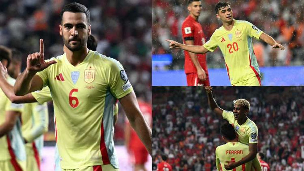Spain vs Turkey player ratings: Hat-trick hero Mikel Merino leads sensational La Roja to 6-0 victory as Lamine Yamal & Pedri run riot