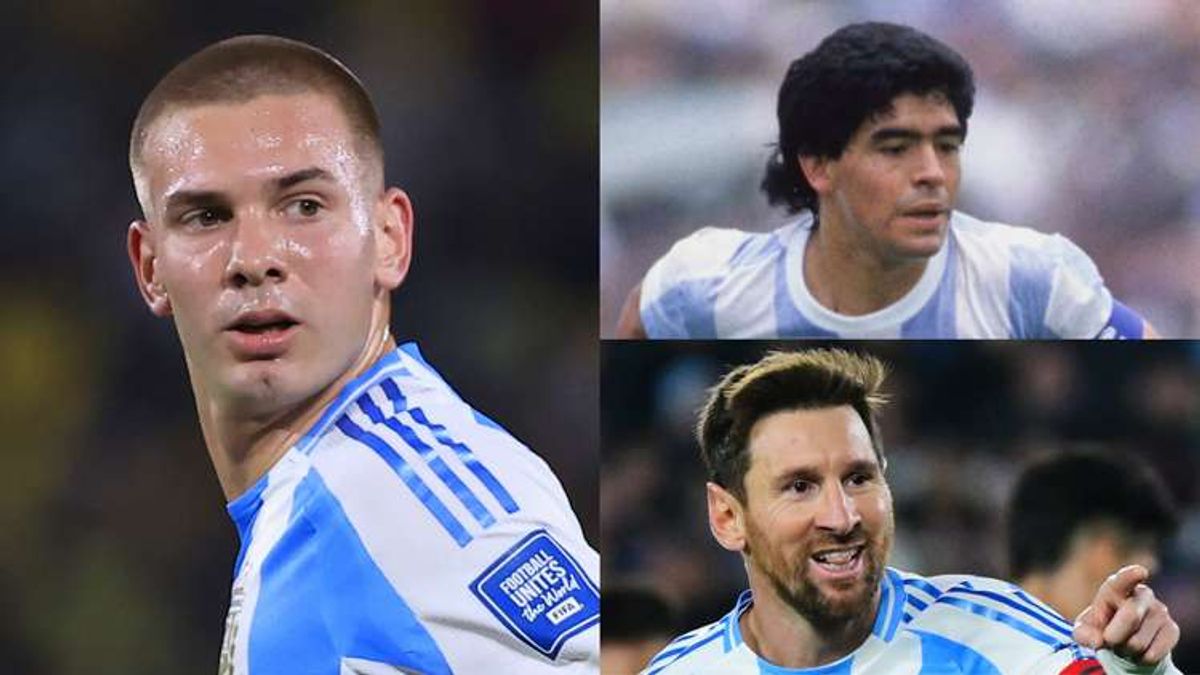Franco Mastantuono makes history like Diego Maradona as he inherits Lionel Messi's No.10 jersey in Argentina loss