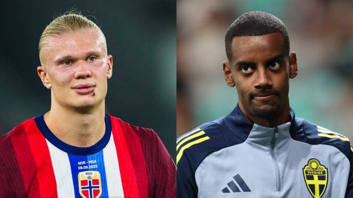 Pep Guardiola claims Erling Haaland is better than Alexander Isak as he insists he wouldn't swap Man City's goal-machine 'for anyone'