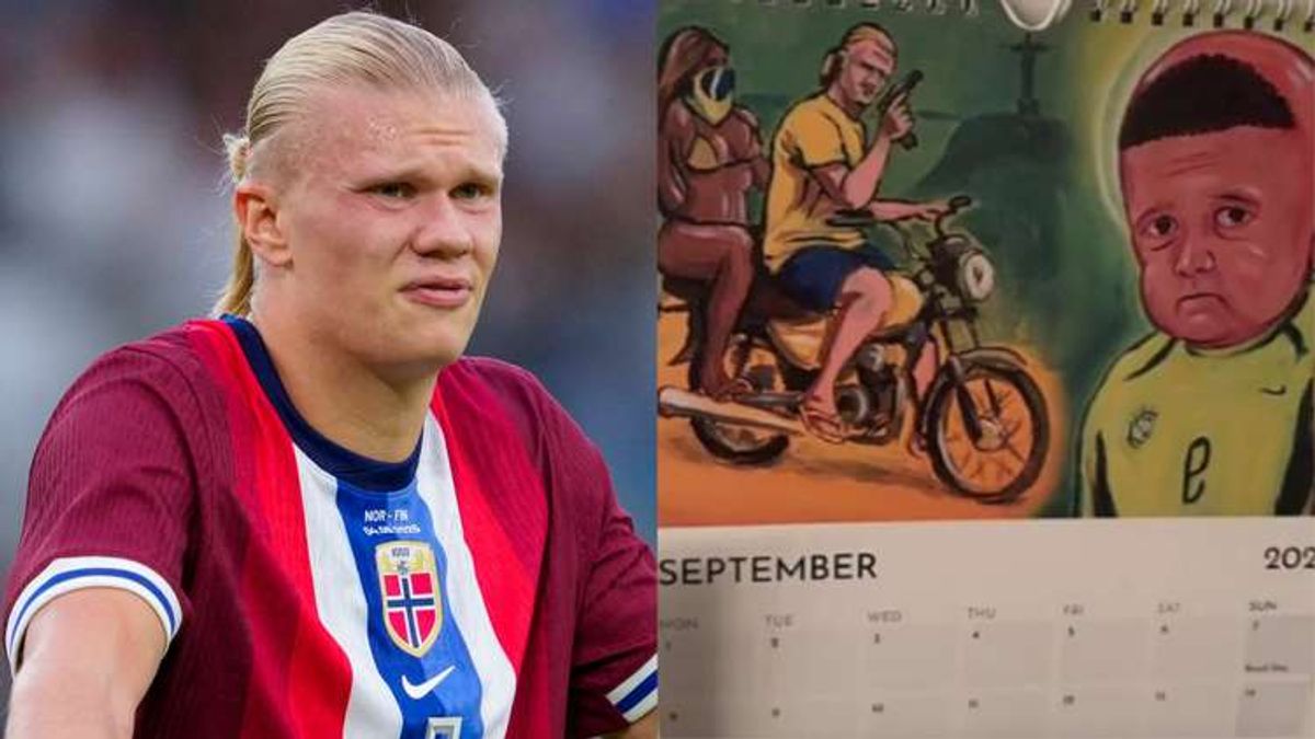 Erling Haaland's Unconventional Personalized Calendar Raises Eyebrows
