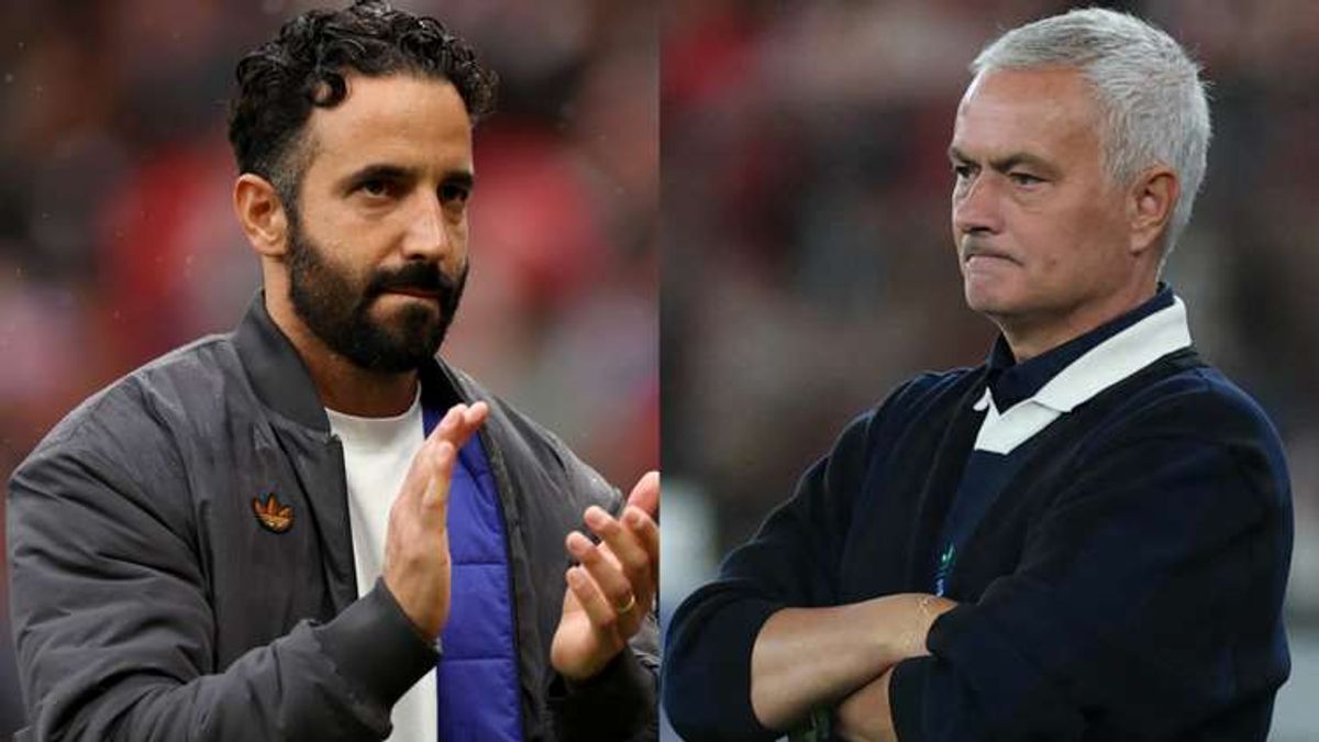 Ruben Amorim insists Man Utd are 'my only club' as he reacts to Jose Mourinho's appointment at Benfica after links with two-time European champions