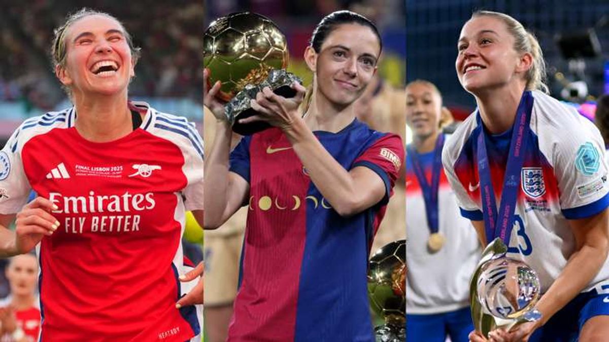 Ballon d'Or Feminin 2025 official rankings: Aitana Bonmati beats Mariona Caldentey and Alessia Russo to Golden Ball after Barcelona treble and outstanding Euro 2025