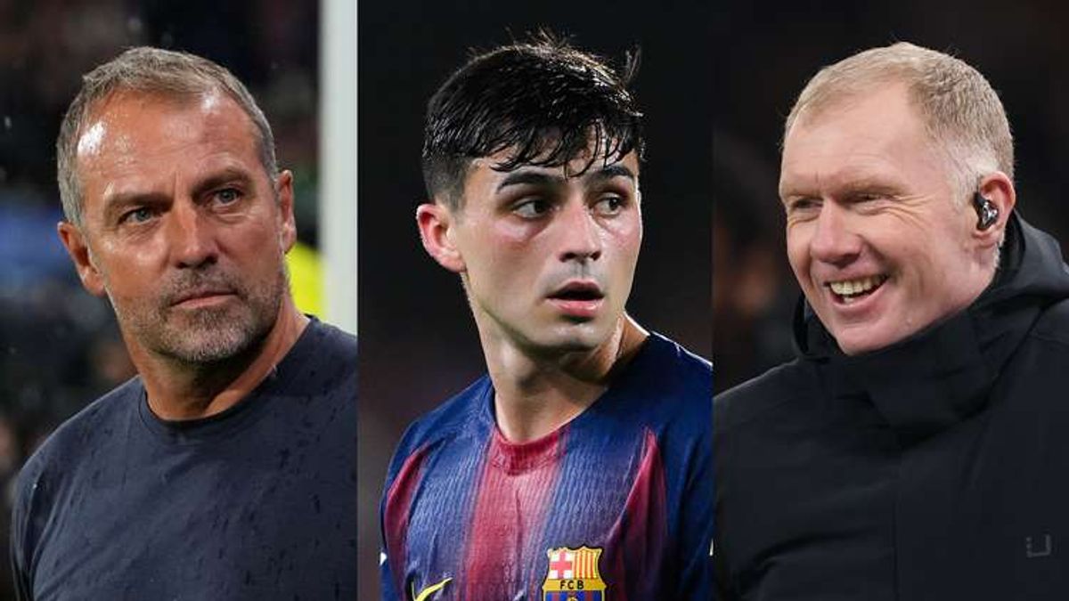 Paul Scholes' praise of Pedri and Hansi Flick's reaction