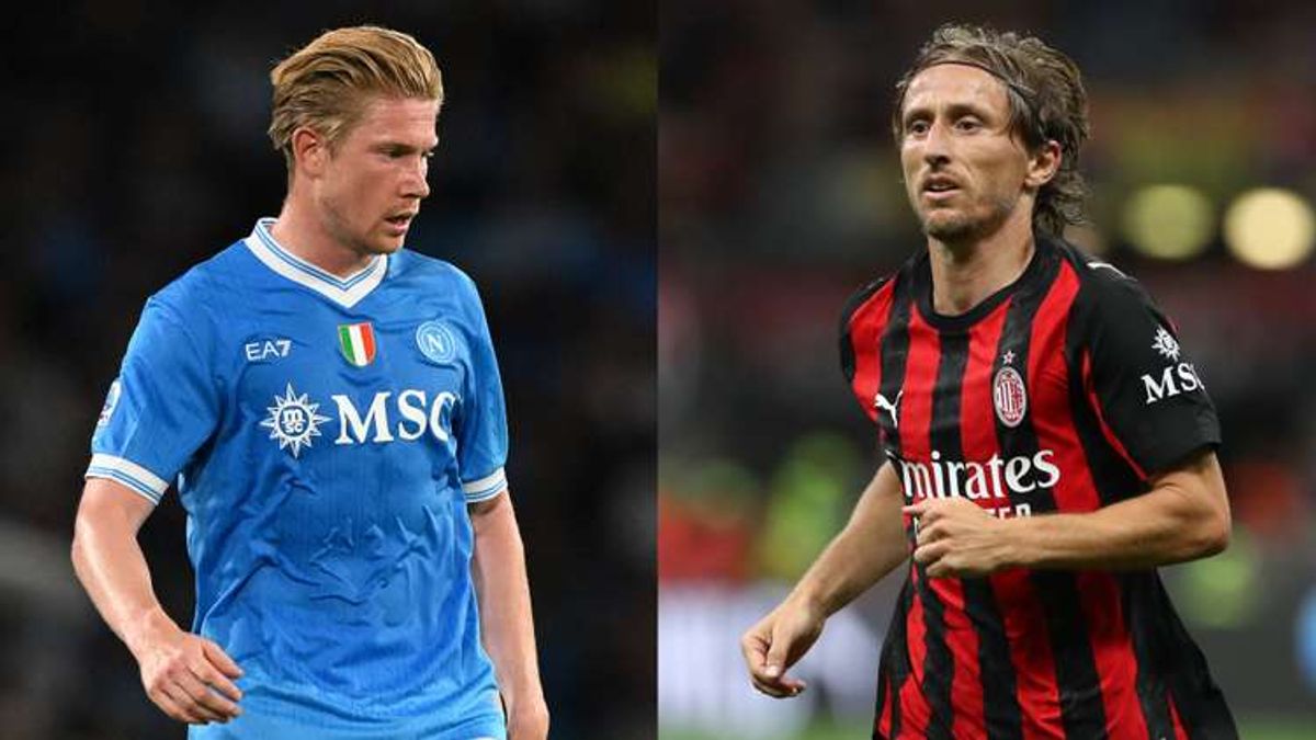 Everybody enjoys good football - Kevin De Bruyne shares Luka Modric admiration after Napoli lose to 10-man AC Milan in Serie A clash