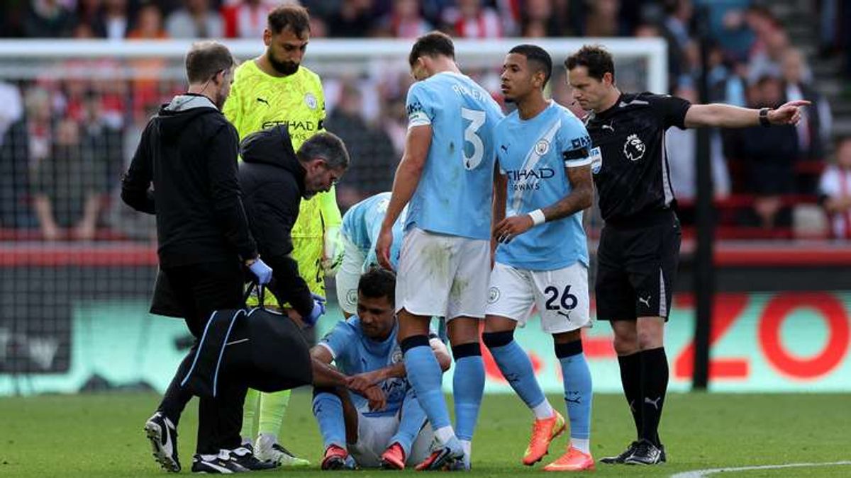 Rodri's Injury Woes Continue: Man City Midfielder Subbed After 20 Minutes
