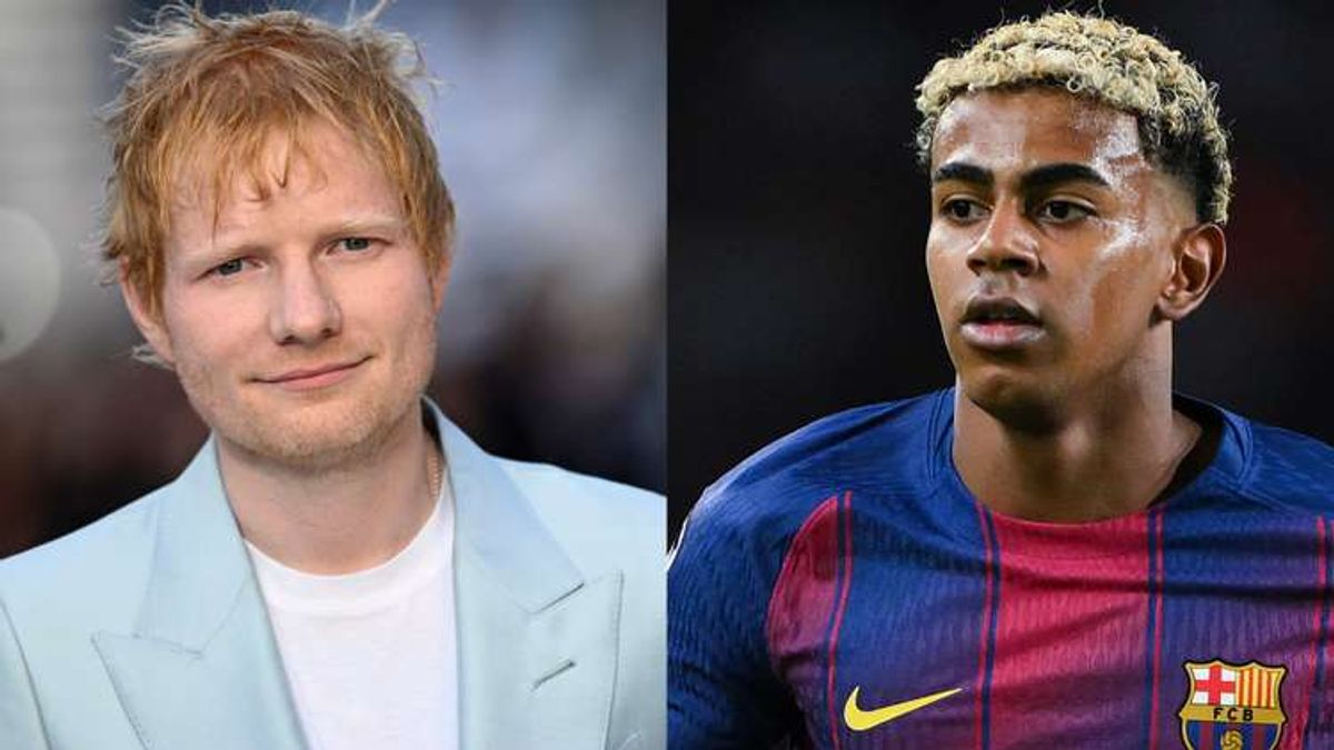 Lamine Yamal and Marcus Rashford dazzle in Barcelona's special Clasico kit featuring Ed Sheeran logo for La Liga showdown against Real Madrid
