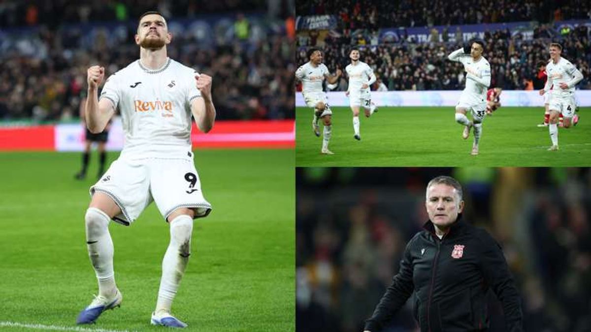 Late Drama as Swansea Come from Behind to Secure Victory over Wrexham