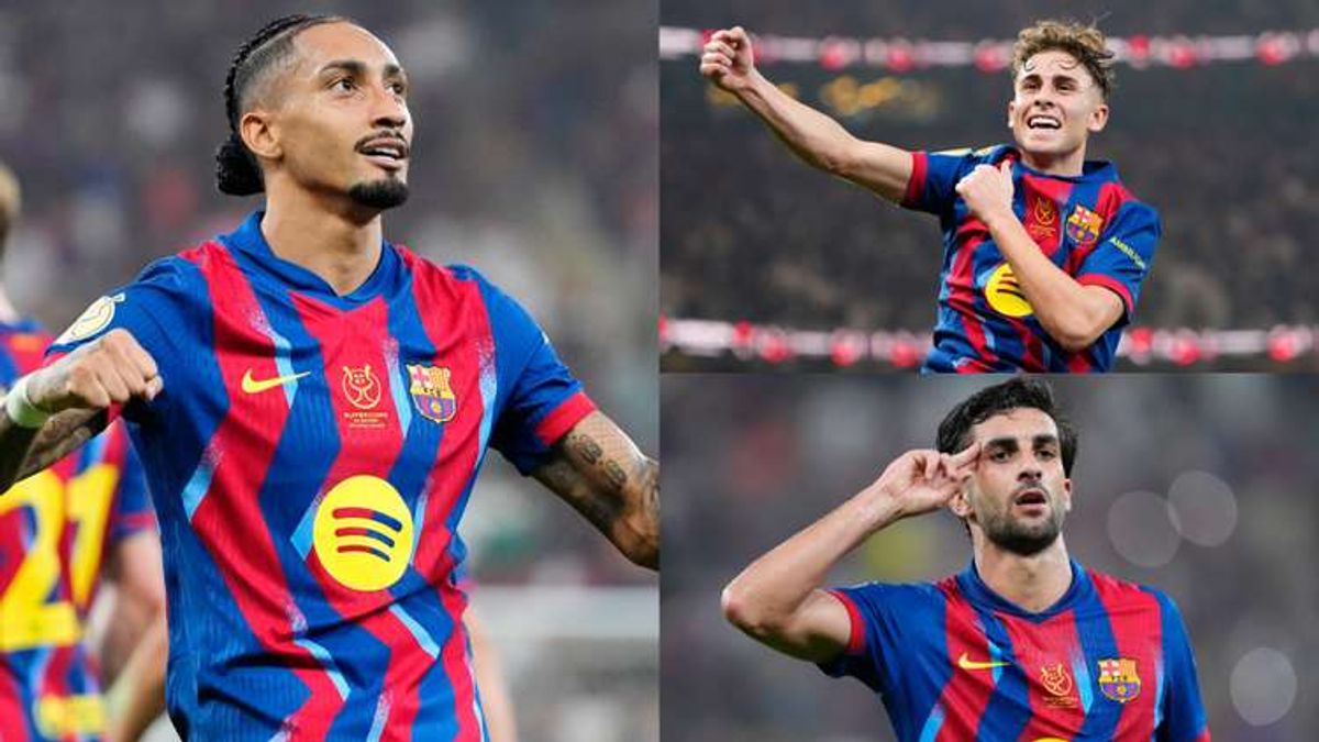Barcelona player ratings vs Athletic Club: Raphinha & Co. run riot as five-star Blaugrana cruise into Supercopa final