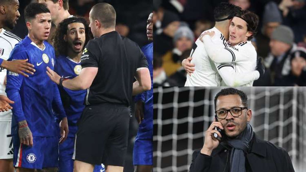 Chelsea player ratings vs Fulham: Marc Cucurella, what are you doing?! Defender's moment of madness proves costly as 10-man Blues beaten while Liam Rosenior watches on