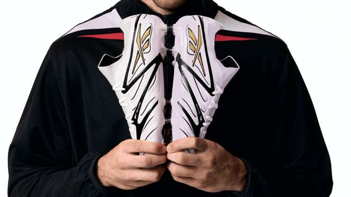 Reebok returns! Iconic noughties brand set for football boot comeback as Juventus star signs up as face of brand