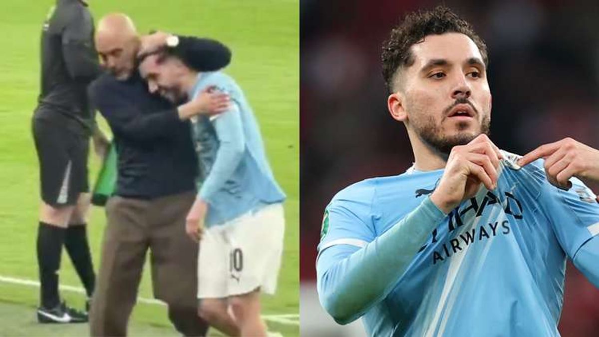 VIDEO: Pep Guardiola's Change of Heart Revealed in Unseen Footage with Rayan Cherki During Carabao Cup Final