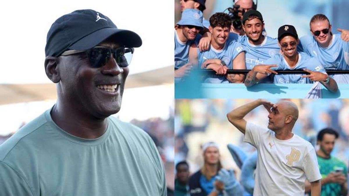 NBA legend Michael Jordan pays heartfelt tribute to departing Man City manager Pep Guardiola at farewell party