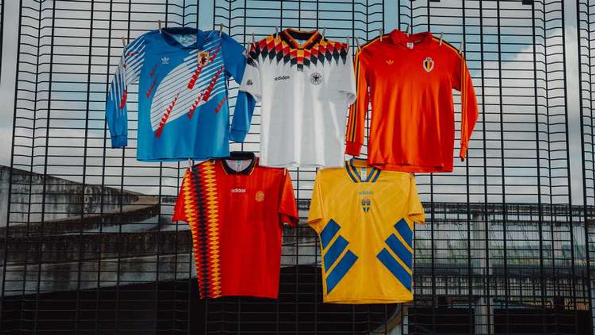 Adidas Relaunches Iconic World Cup Kits for Retro Bringback Collection