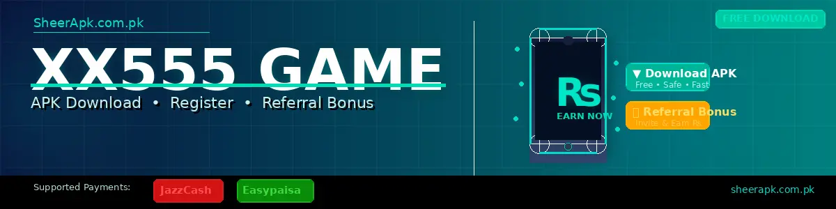 XX555 Game banner