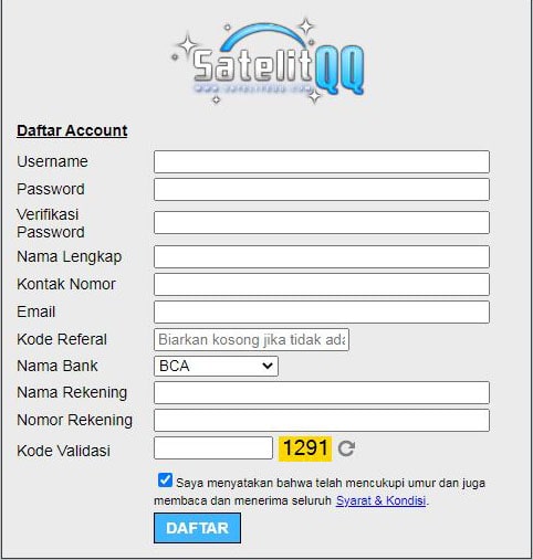 Daftar Satelitqq