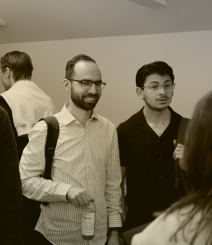 Build Day participants mingling and forming teams