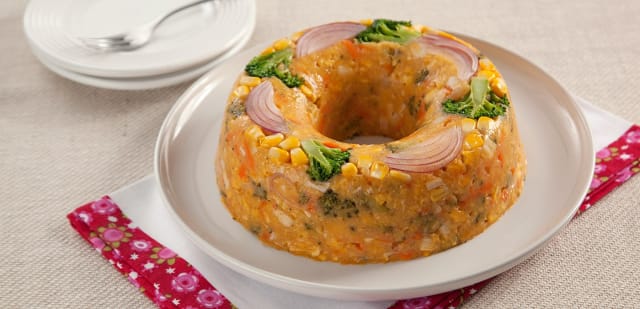 Cuscuz Paulista Vegetariano com Palmito e Tomate: Leve, Colorido e Cheio de Sabor - Foto da receita pronta