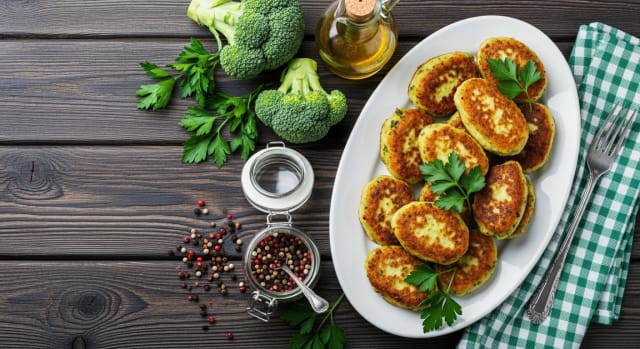 Bolinho de Brócolis Assado Vegetariano: Receita Fácil e Deliciosa! - Foto da receita pronta