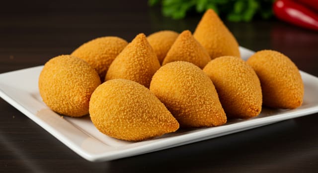 Coxinha Vegetariana Cremosa: Receita Fácil e Deliciosa para Surpreender! - Foto da receita pronta