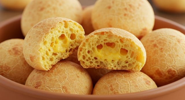 Pão de Queijo Vegano Sem Lactose Fofinho: Receita Fácil e Deliciosa! - Foto da receita pronta