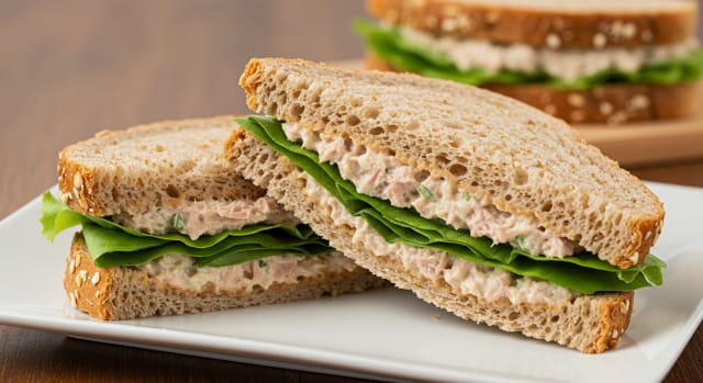 Sanduíche Natural de Atum com Cenoura Ralada: Receita Fácil e Saudável para o Dia a Dia! - Foto da receita pronta