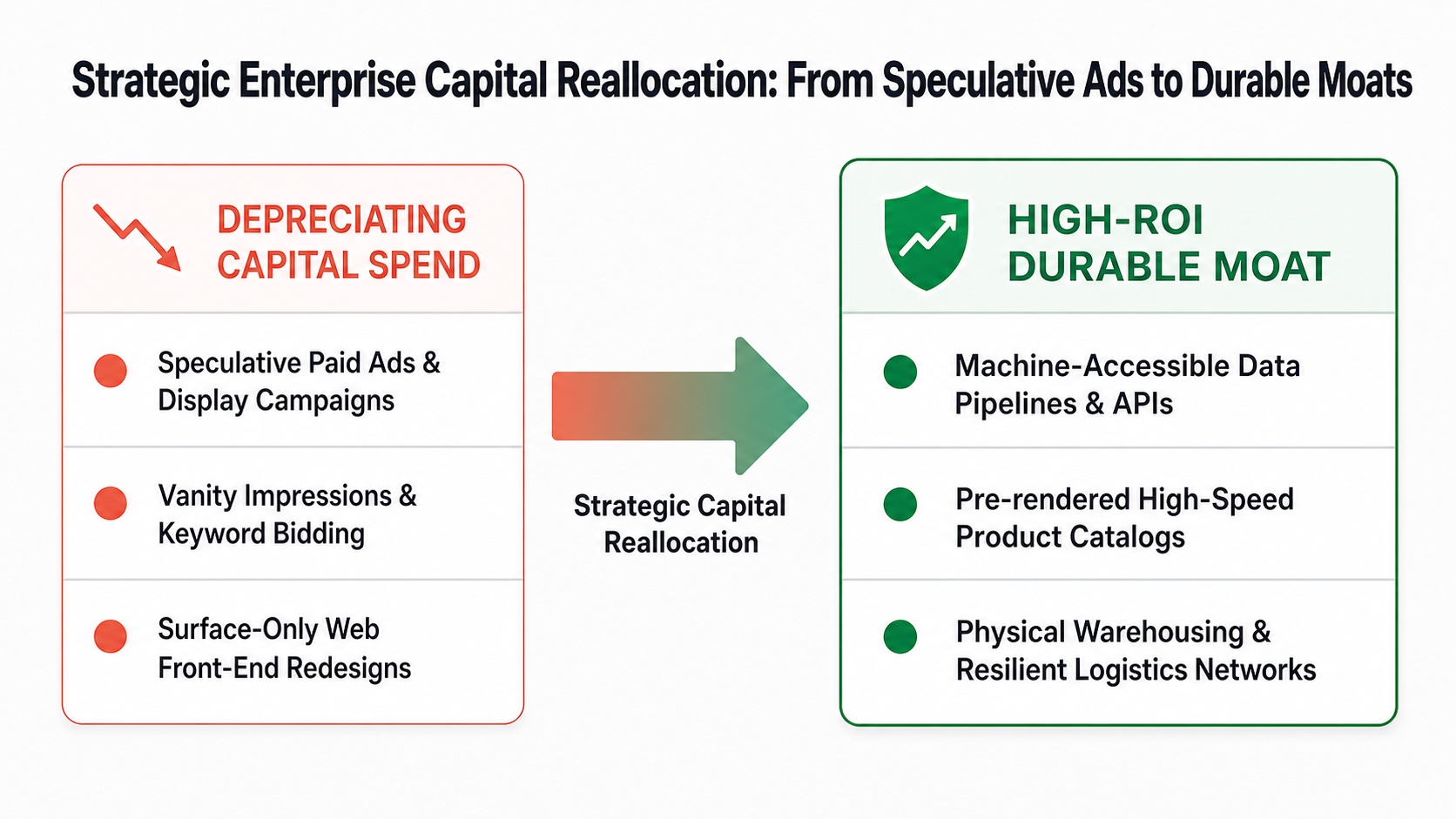 Strategic Enterprise Capital Reallocation: From Speculative Ads to Durable Moats