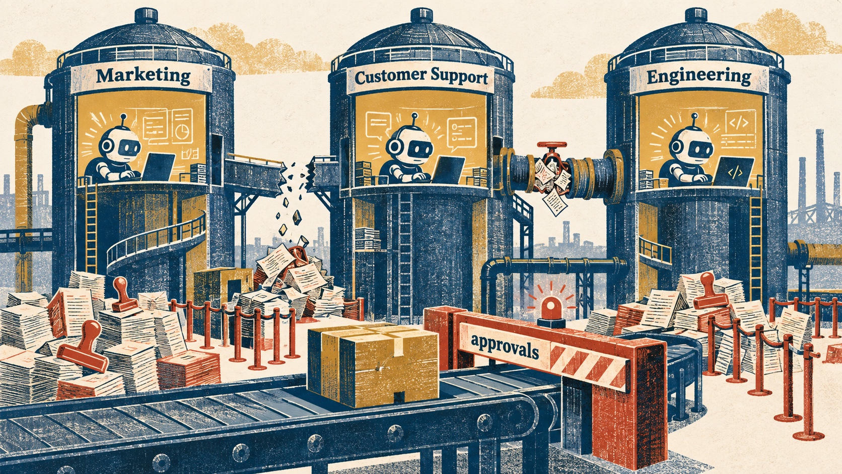 The Pilot Trap: Bottleneck Migration Across Silos