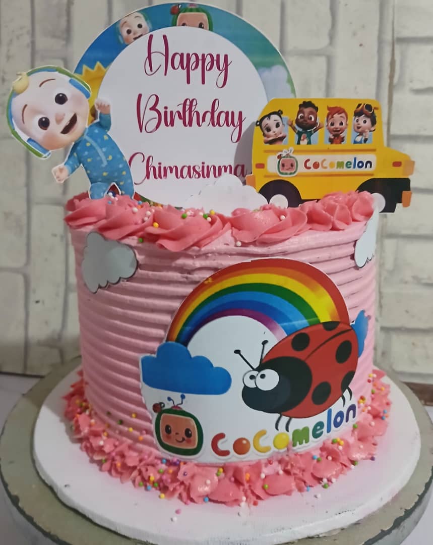 Cocomelon, Baby Shark, and Paw Patrol Cakes