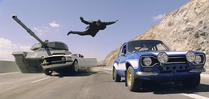 Screenshot from Fast & Furious 6 (2013) Dual Audio Hindi Dubbed Movie Download 480p 720p 1080p