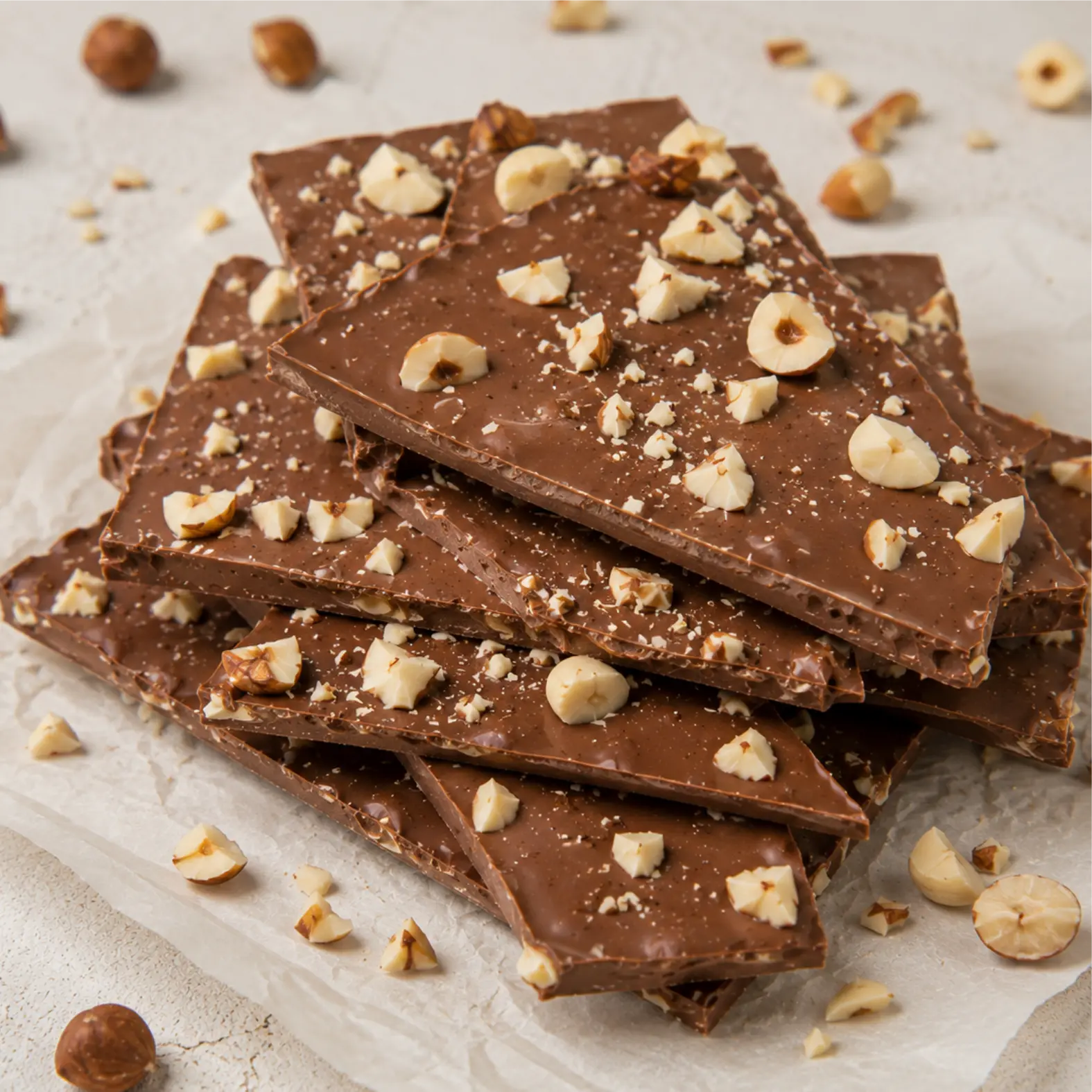 Chocolate Artesanal Leifrocky Saga 54% Cacao con Avellana Europea