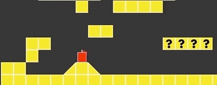 Platformer game in SpriteKit, player picking up a pig and dropping it