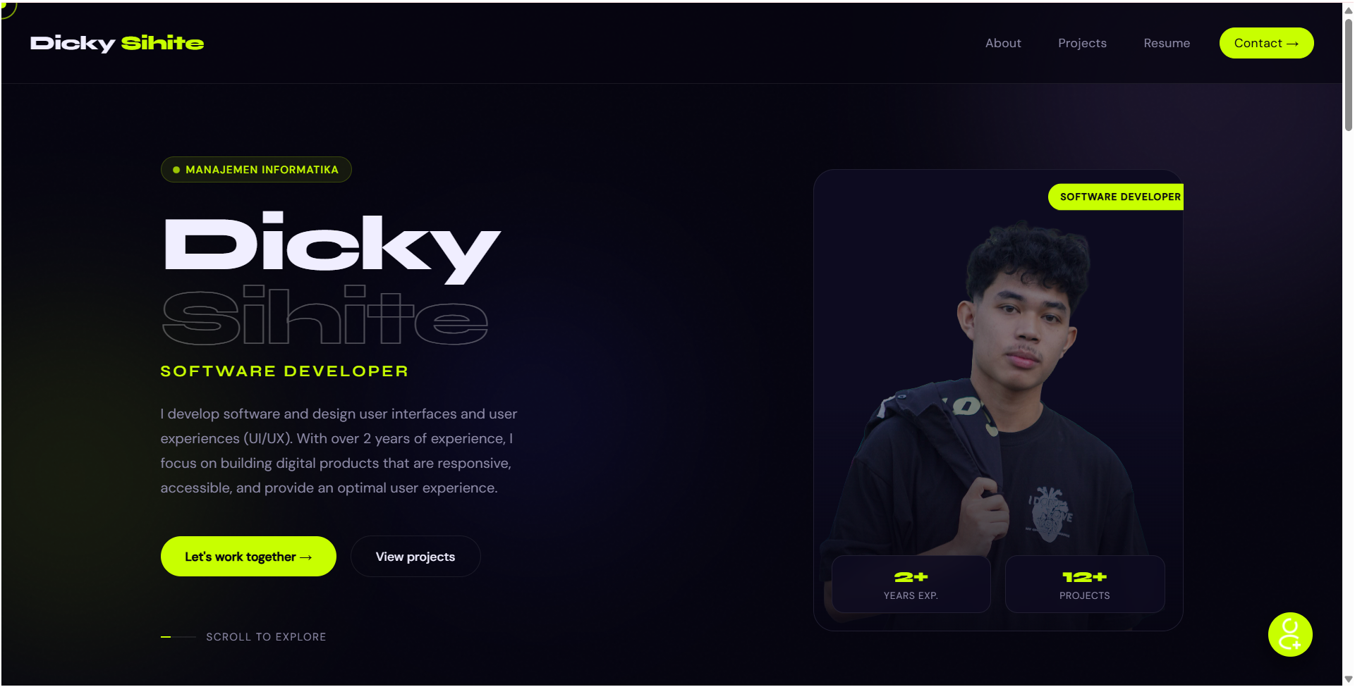 Portofolio Website
