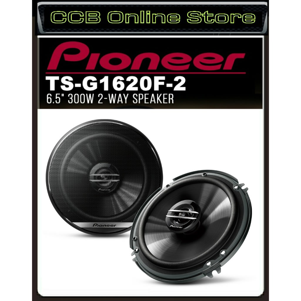 ALTO FALANTE PIONEER TS-G1620F-2 6.5" 2VIAS 300WATTS PRETO
