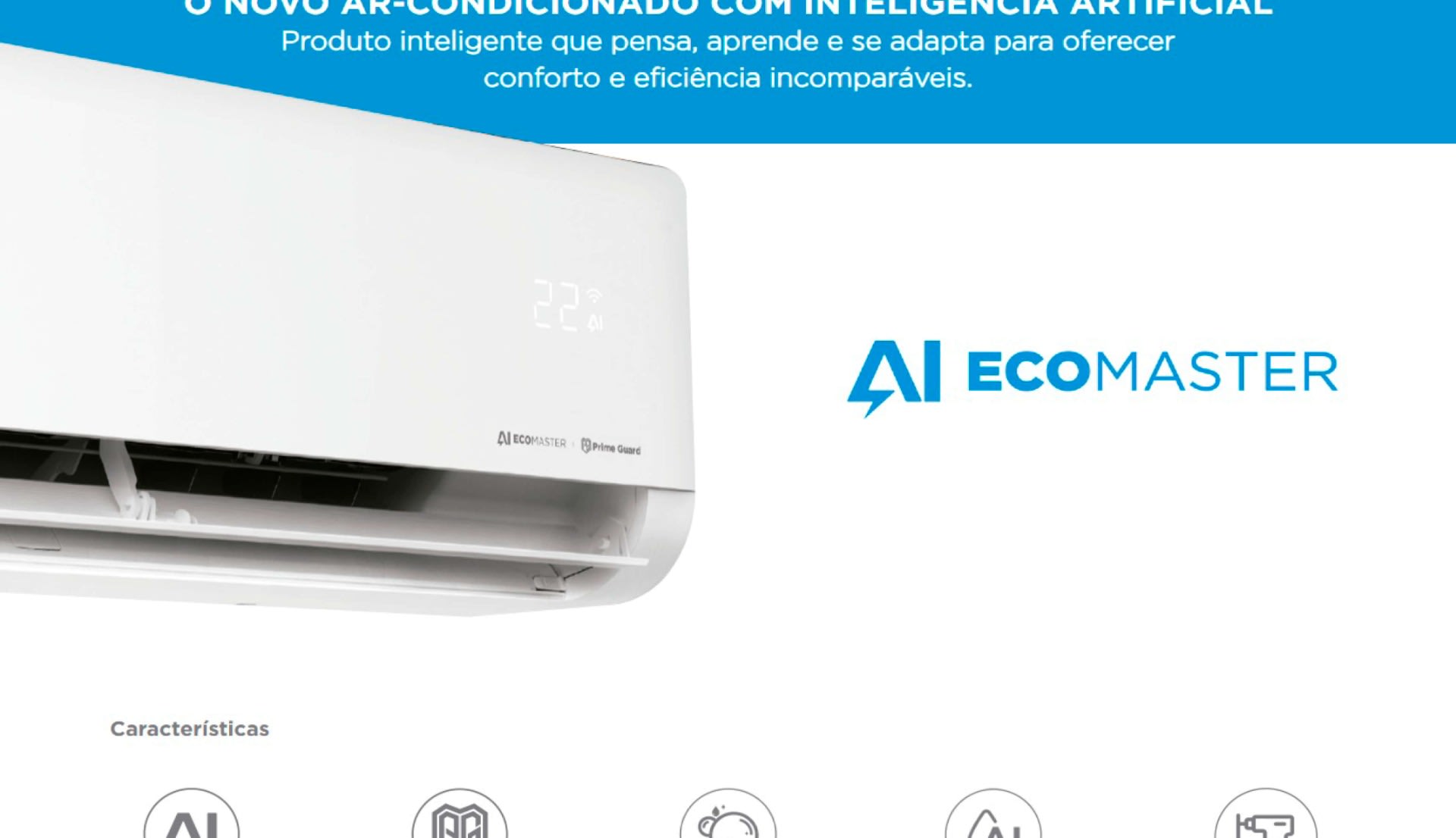 AR CONDICIONADO AUX 24000BTU 220V 50/60HZ INVERTER