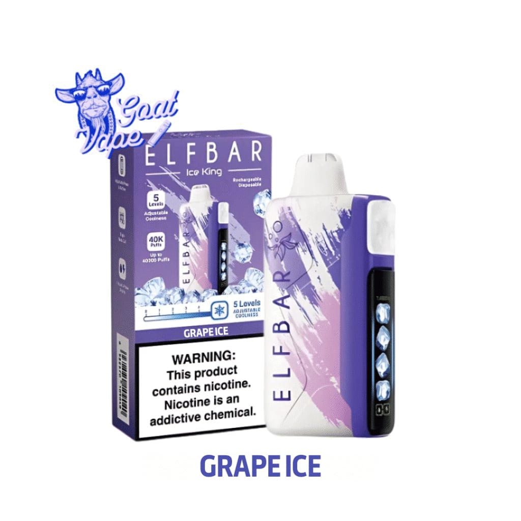ELFA BAR ICE KING 40K GRAPE ICE