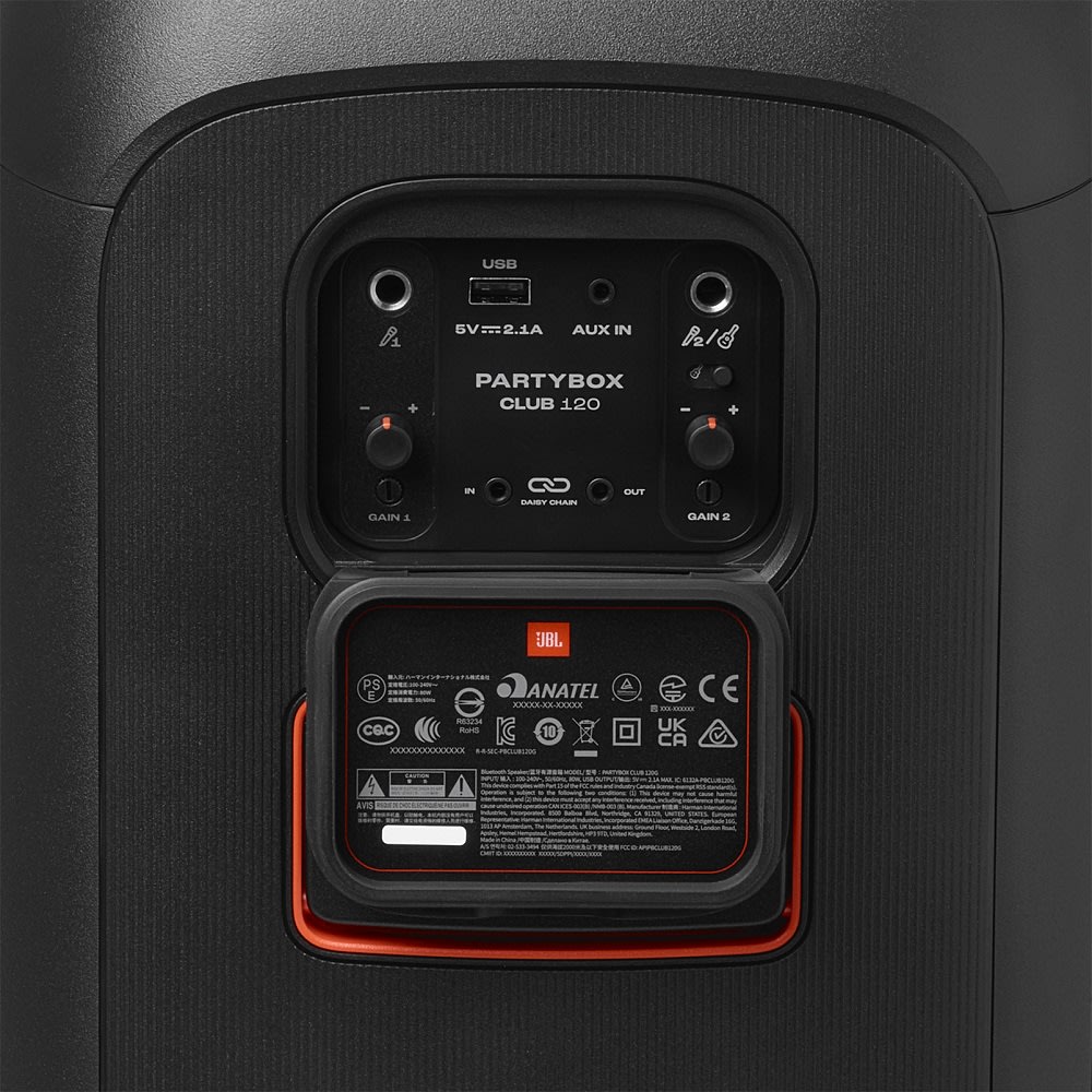 JBL PARTYBOX CLUB 120 USB BLU 160W 2V PRETO