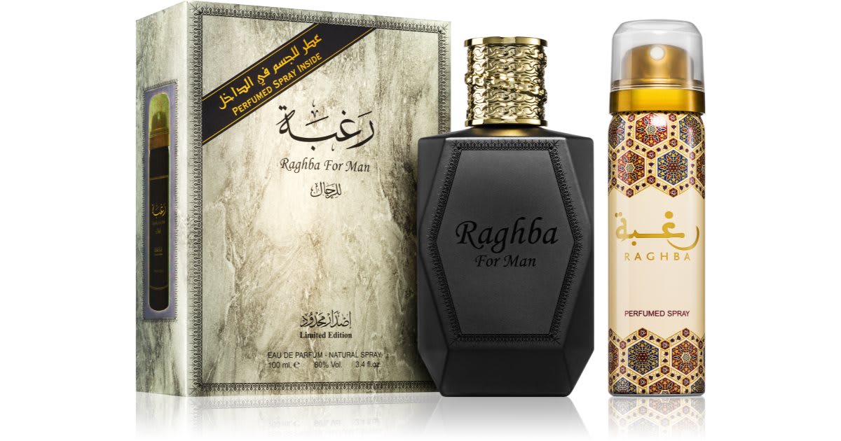 PERFUME KIT LATTAFA RAGHBA FOR MAN EDP 100ML