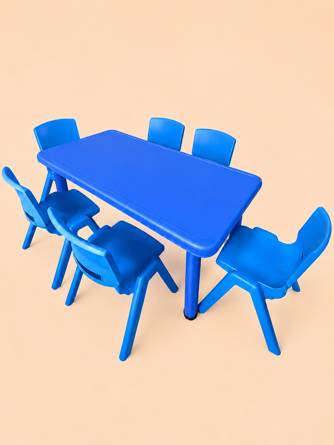 Kiddie Set (1 Table and 6 Chair)