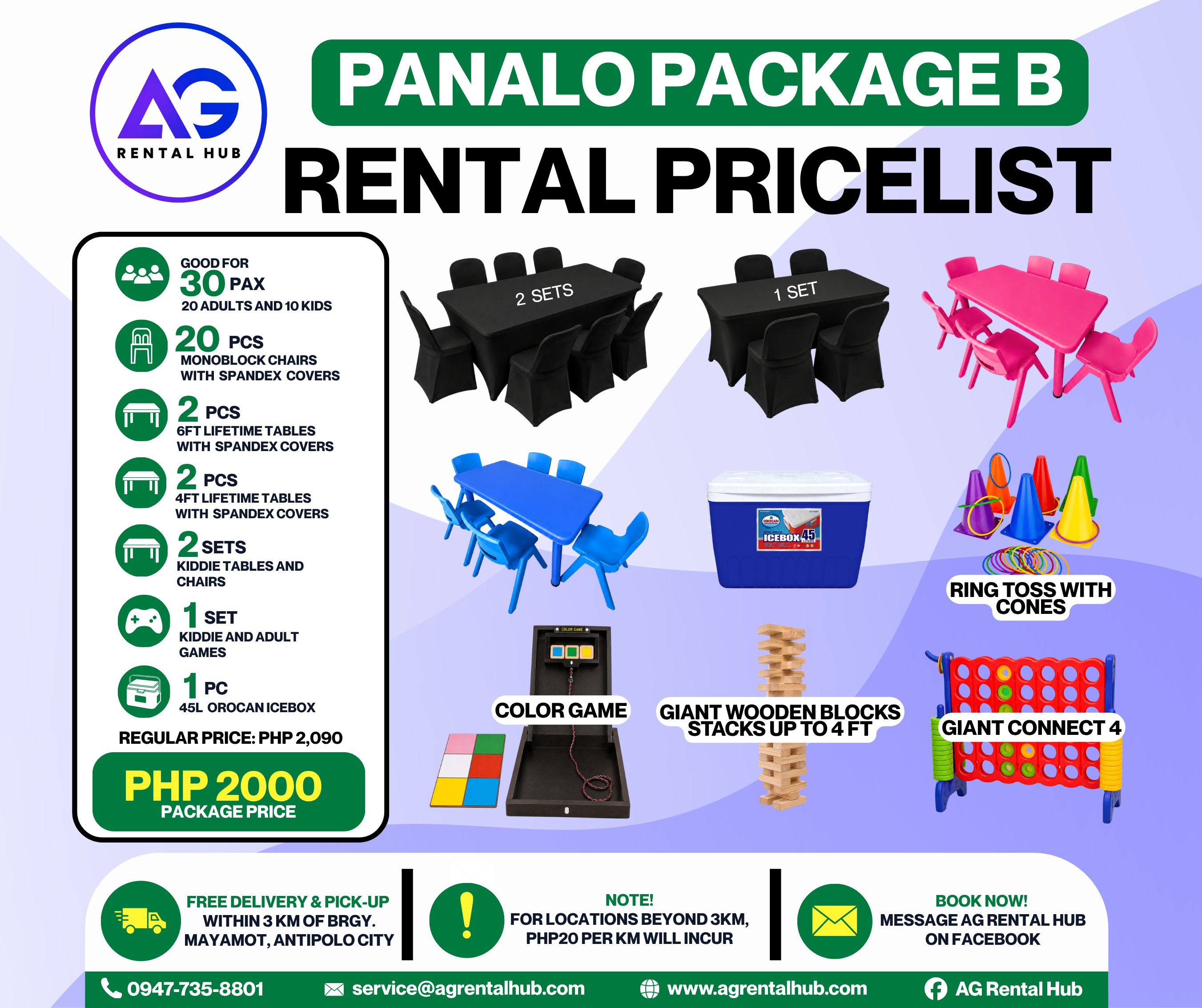 Panalo Package B - 30 PAX (20 Adults and 10 kids)