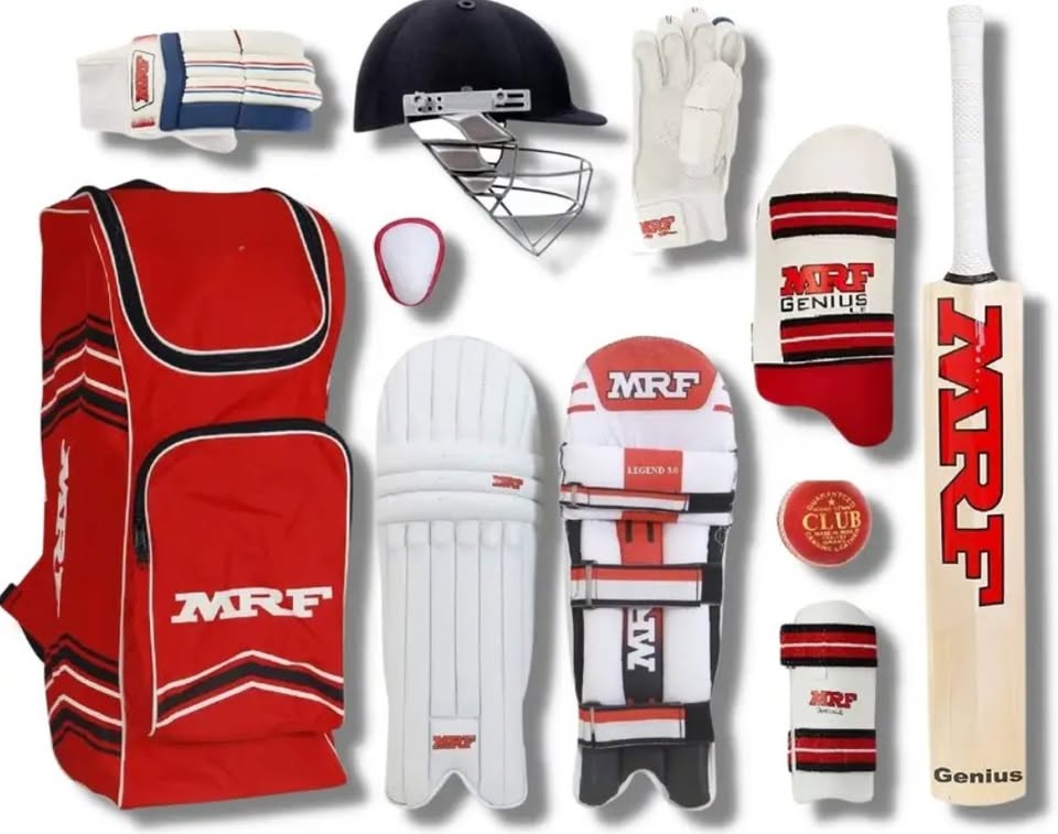 HRSGS SPORTS MRF Grand Edition (Genius) VK-18 Virat Kolhi Complete Cricket Kit