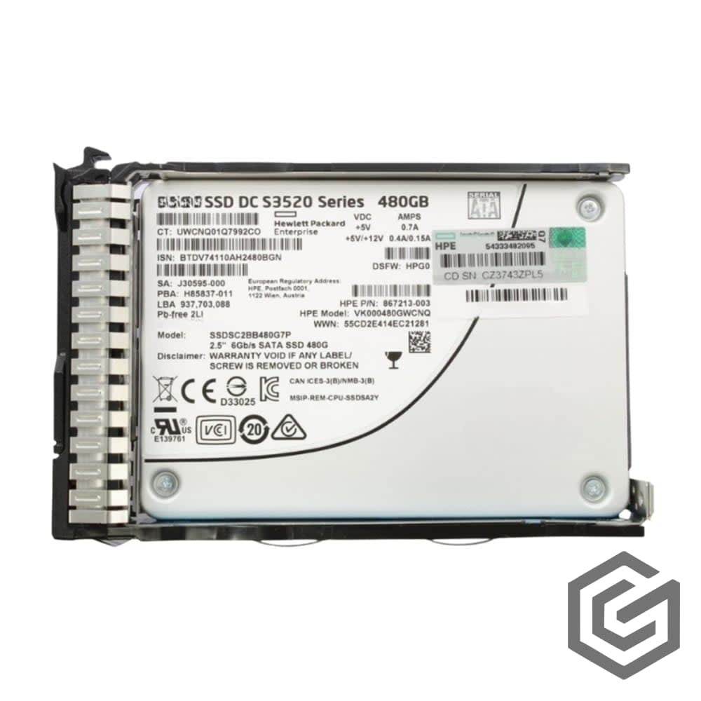 HPE 5400 PRO 480GB 2.5-inch SATA 6G Enterprise SSD - view 4