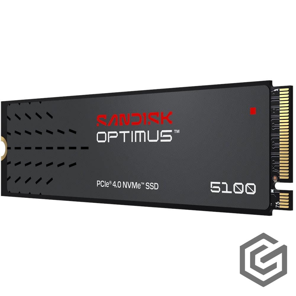SANDISK Optimus 5100 500GB NVMe Gen4 PCIe M.2 2280 SSD TLC 3D NAND Internal SSD up to 6,600MB/s - view 2