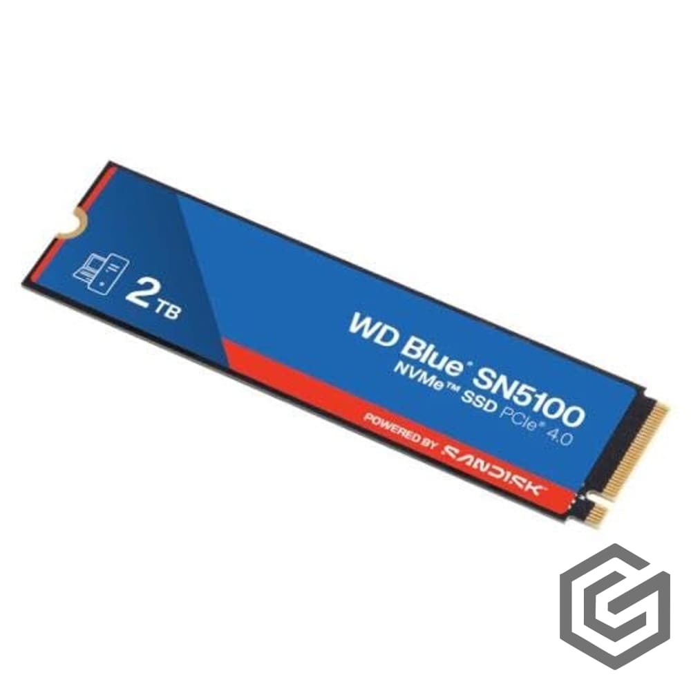 WD Blue SN5100 2TB NVMe Internal SSD - PCIe Gen 4.0, M.2 2280, Up to 7,100 MB/s w/ nCache 4.0 Technology
