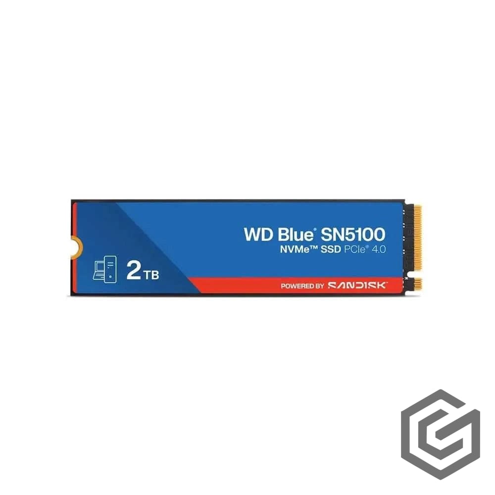 WD Blue SN5100 2TB NVMe Internal SSD - PCIe Gen 4.0, M.2 2280, Up to 7,100 MB/s w/ nCache 4.0 Technology - view 3