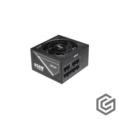 ASUS 850W-ATS Gold 850 W 80 PLUS Gold Power Supply Dual Ball Fan Bearings & Full Modular - Black