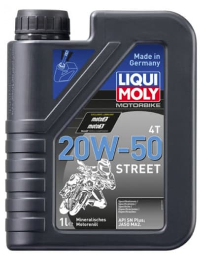 AC LIQUIMOLY 4T 20W-50 STREET 1L — imagen 1